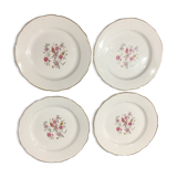 4 old plates