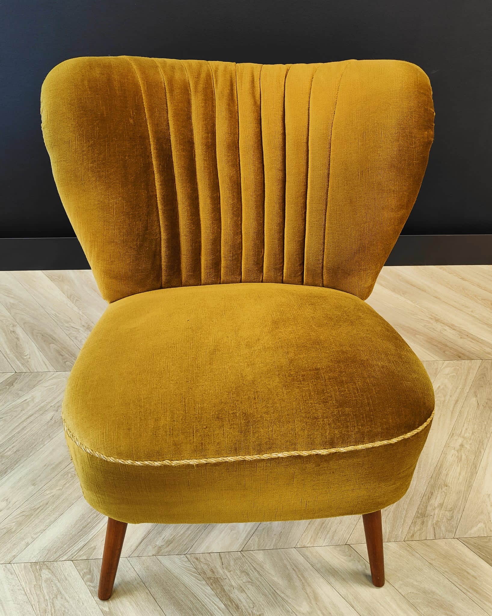 Mid century cocktail chair vintage