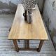 Table de ferme chêne doré 160cm