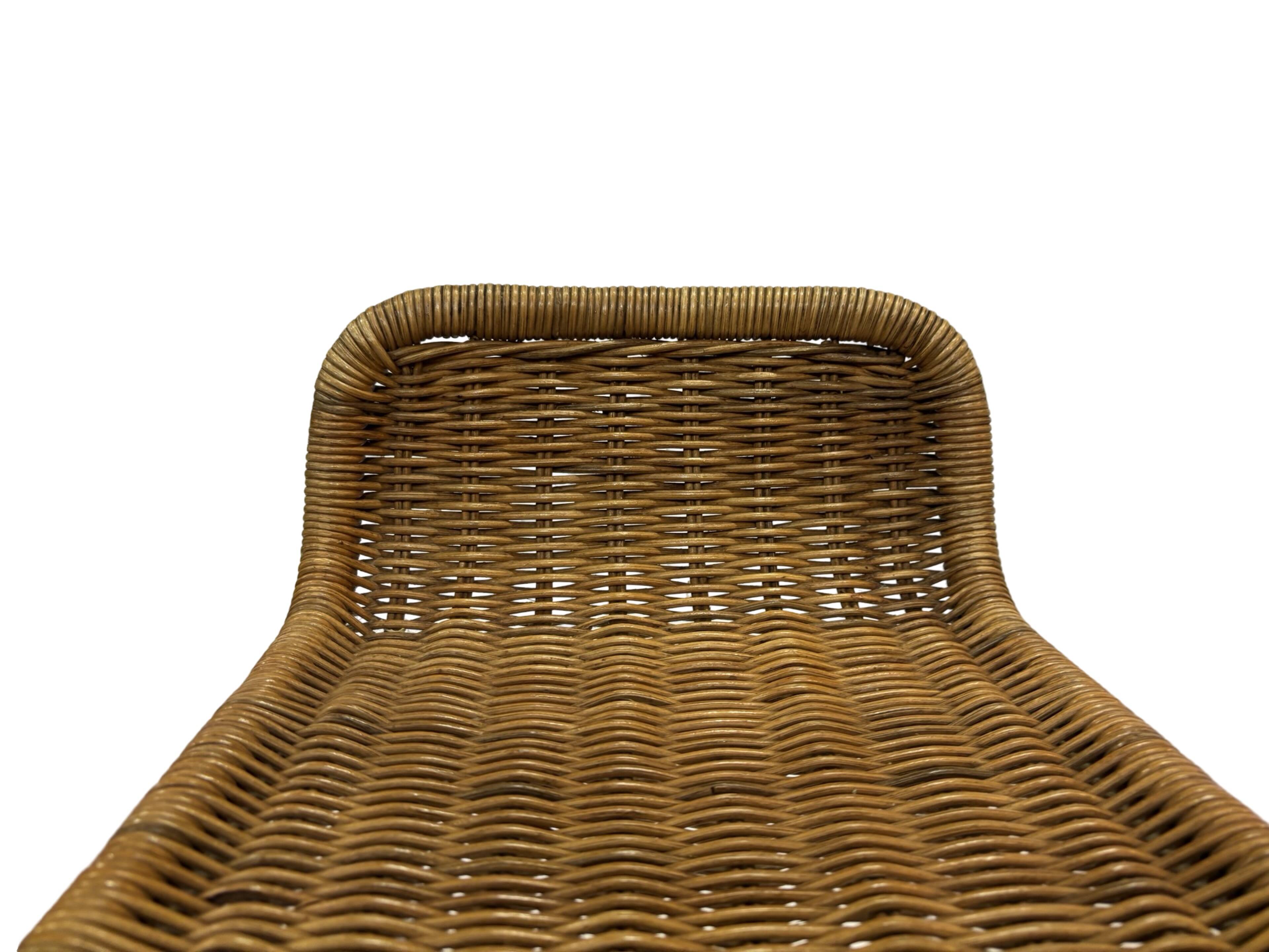 Set of 4 vintage bar stools Dirk van Sliedregt Rohe Noordwolde 1960's