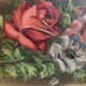 HST, still life with roses and anemone signed and dated 1930