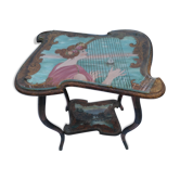 Deserte art nouveau peinte signé Anita 1914