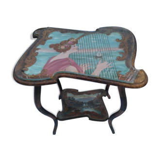 Deserte Art Nouveau painted signed Anita 1914.
