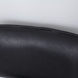 Black skai chair