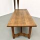Oak farmhouse table, 1950s