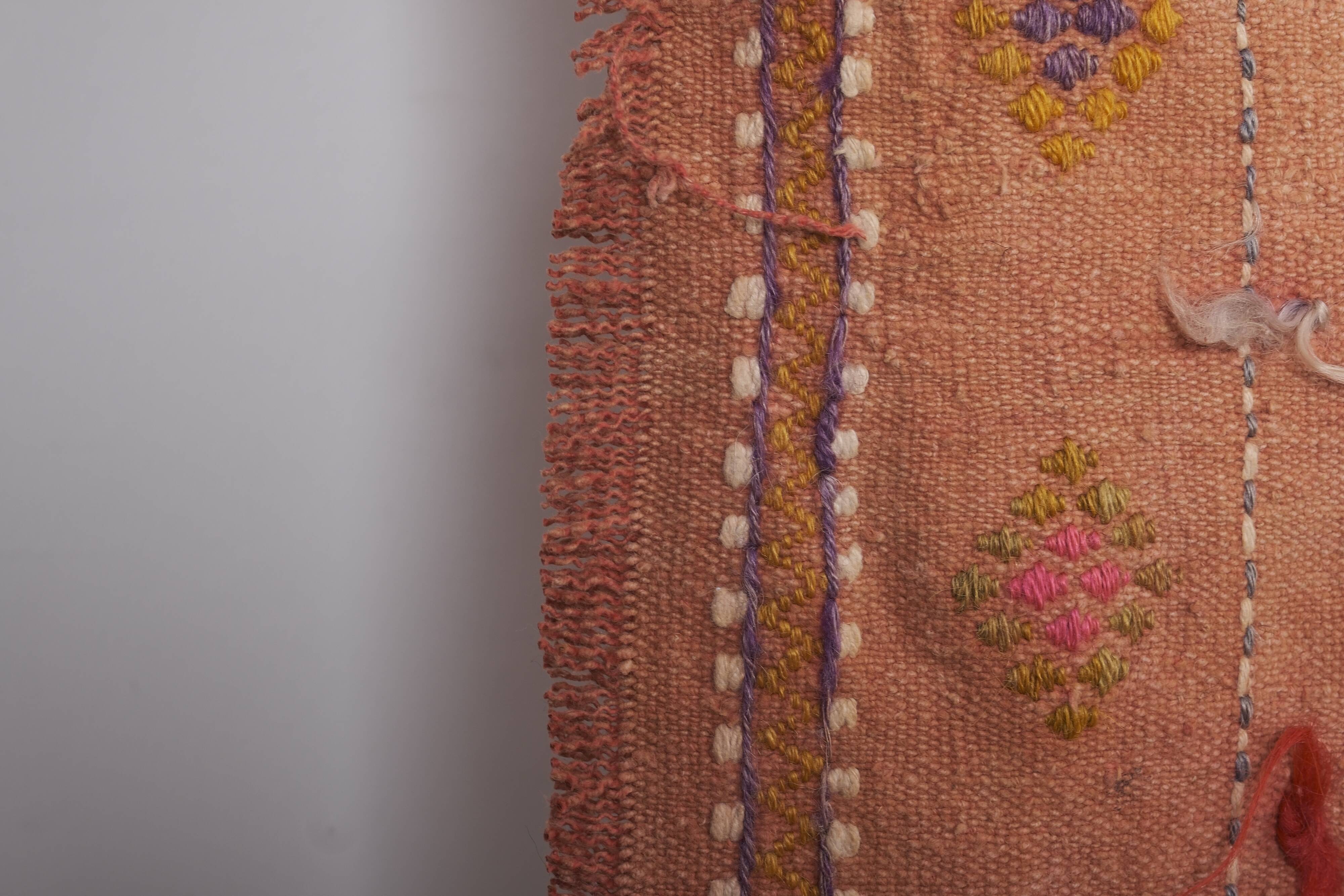 Vintage Turkish Oushak Rug Handwoven 95x140 cm