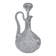 Chalcedony cut glass carafe chantilly by saint-louis