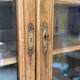 Antique two-body buffet in solid wood