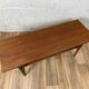 Vintage Scandinavian teak coffee table with bobbin legs, 60s