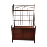 Barn brand shelf in wood and metal with storage 2 doors