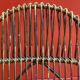 Vintage rocking chair, 60's, rattan and bamboo Rohé Noordwolde