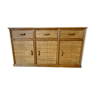 Bamboo and rattan buffet