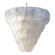 Contemporary White Graniglia Petal Chandelier by Simoeng