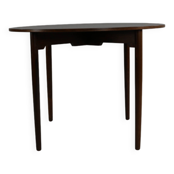 Beautiful danish design foldable game table by Hans Wegner