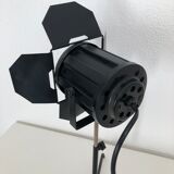 Vintage black projector lamp 1970 - 40 cm