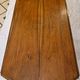 Extendable walnut table, 6 caned chairs in Henri II Neo-Renaissance style.