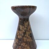 Vintage vase in pyrity sandstone, signed