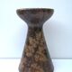 Vase vintage en grès pyrité, signé