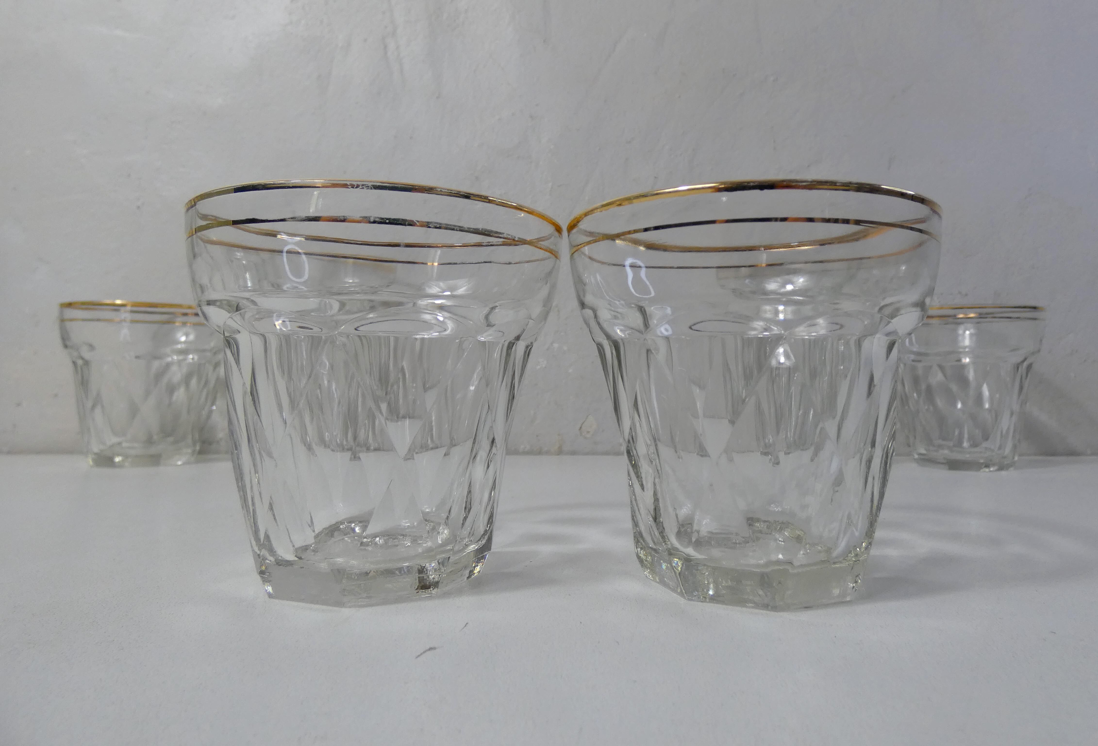 6 bistro glasses