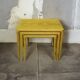 Set of three mid century nesting tables, Sweden 1960s