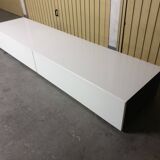 Low sideboard Lago white lacquered 2000