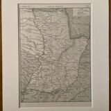 Old map of Paraguay - 1910