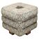 1930s Czech Art Deco Walnut Upholstered Footstool Ottoman