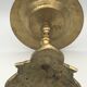 Vintage solid brass ashtray with zodiac sign decor