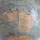 Globe vintage 1950 terrestre Girard et Barrère et Thomas - 33 cm