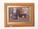 Oil on panel - early 20th century - interior of a church