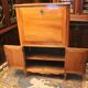 Secretary Louis XV in solid blond walnut period 18th