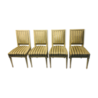 Suite of 4 Louis XVI-style chairs