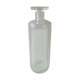 Ancient bohemian crystal carafe, flat coasts décor, from Czechoslovakia