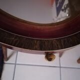Old oval mirror