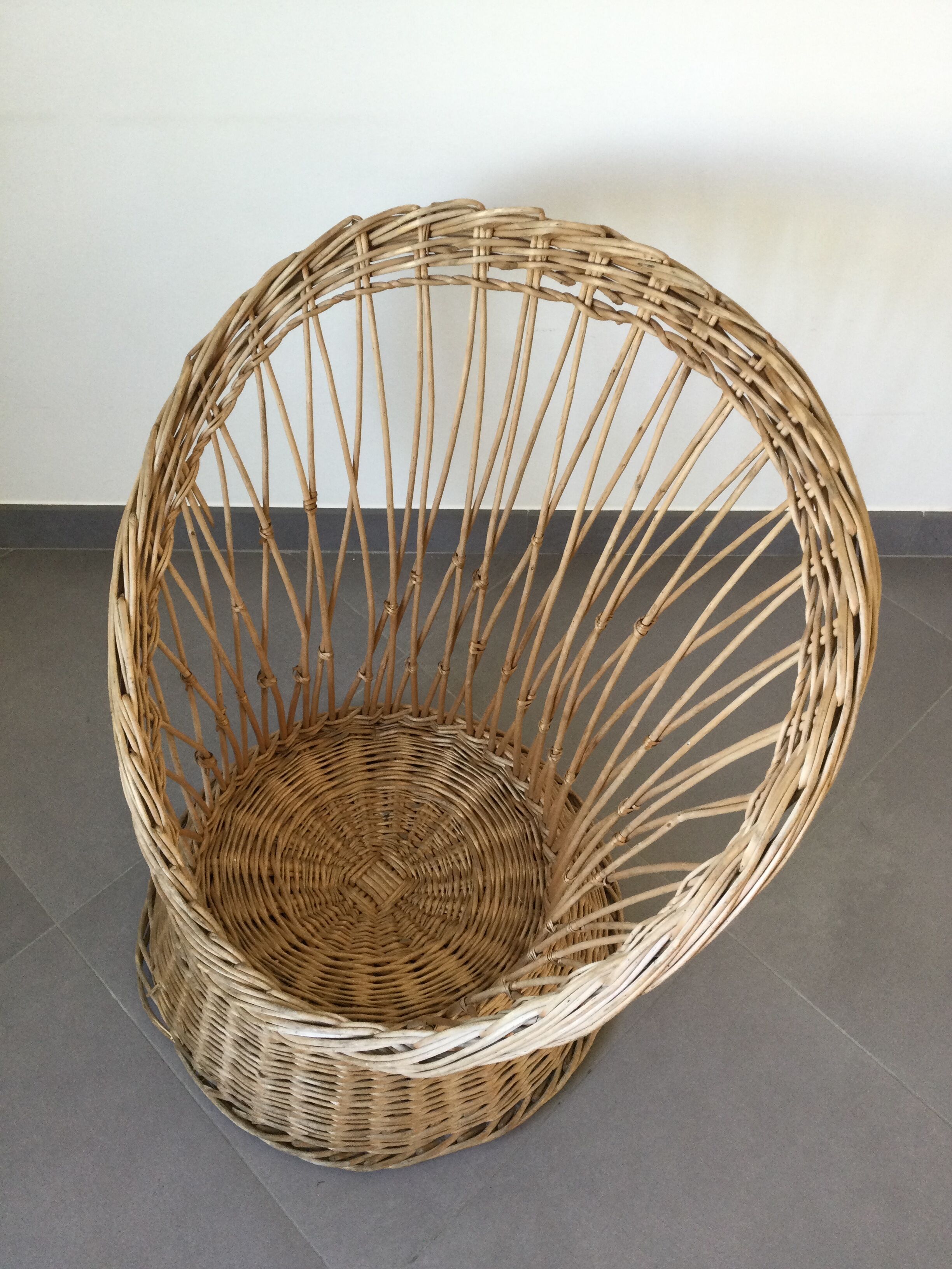 Rattan armchair