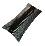 Vintage turkish kilim cushion cover , 30 x 60 cm