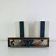 Double Perspex and teak wall light from the 1960s, Scandinavian style.