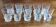 Series 10 crystal glasses Daum France model Sorcy