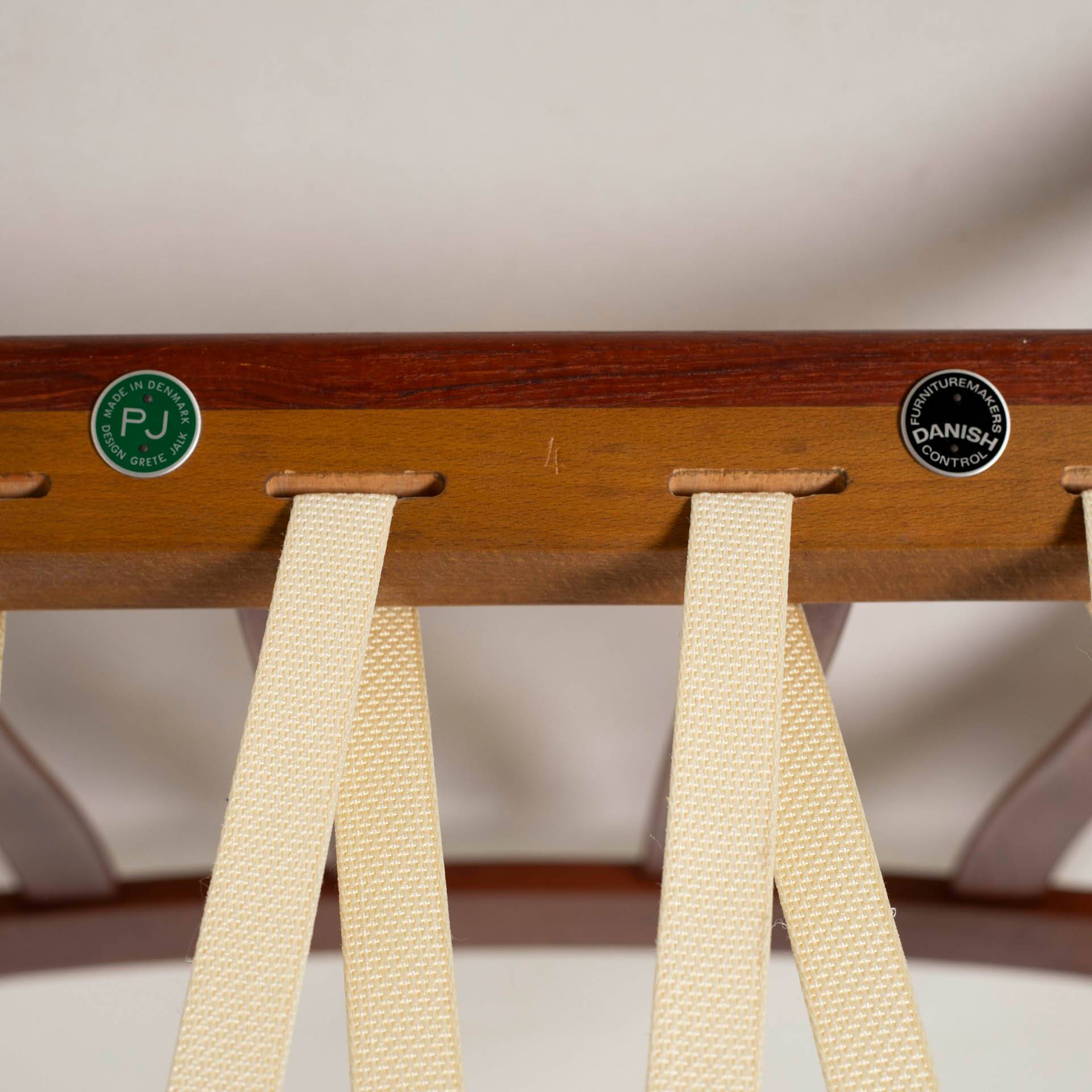 Danish teak armchair by Grete Jalk for Poul Jeppesen, 1960s