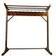 Vintage XL double-sided coat rack with 20 hanging points