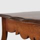 French Art Deco Side Table in Full Oak, 1920