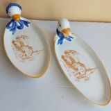 Set of 2 ceramic dishes Le Moulin de Coty