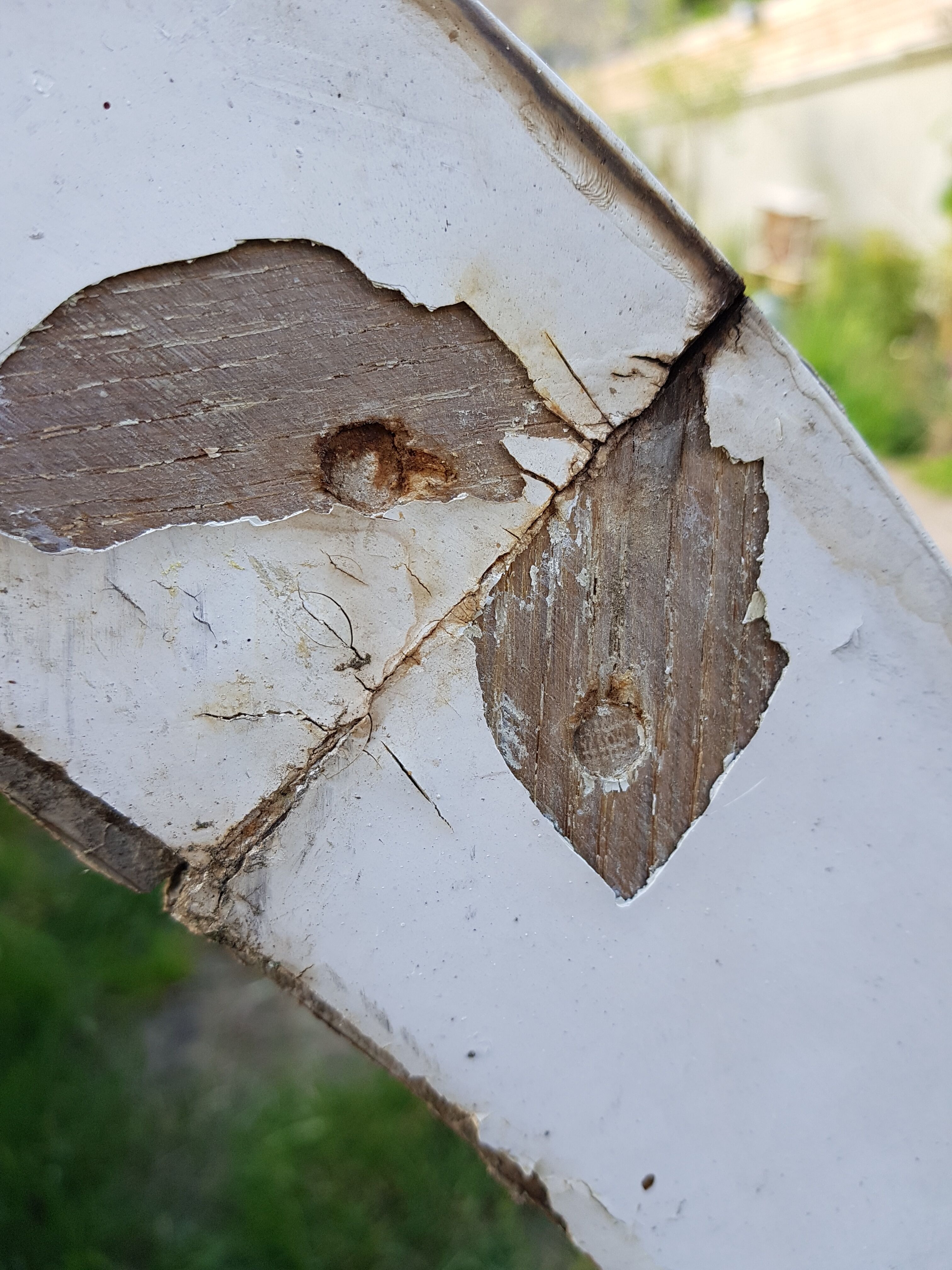 Old round oak window window