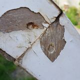 Old round oak window window