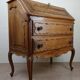 Louis XV Baroque scriban chest of drawers in solid wood, 20th century