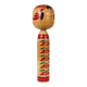 Decorative Togatta Kokeshi doll sculpture from northern Japan, hand-painted.