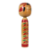 Decorative Togatta Kokeshi doll sculpture from northern Japan, hand-painted.
