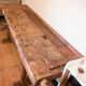 Old solid industrial wooden workbench 2 meters wide