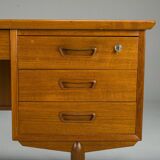 Mid-Century Modern Danish Teak Desk, 1960s