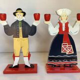 Pair of designer candlesticks Lizzi Velander IKEA